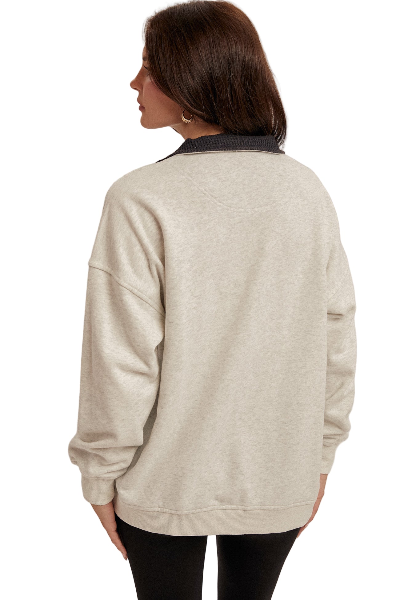 THERMAL CONTRAST SNOW WASH SWEATSHIRT