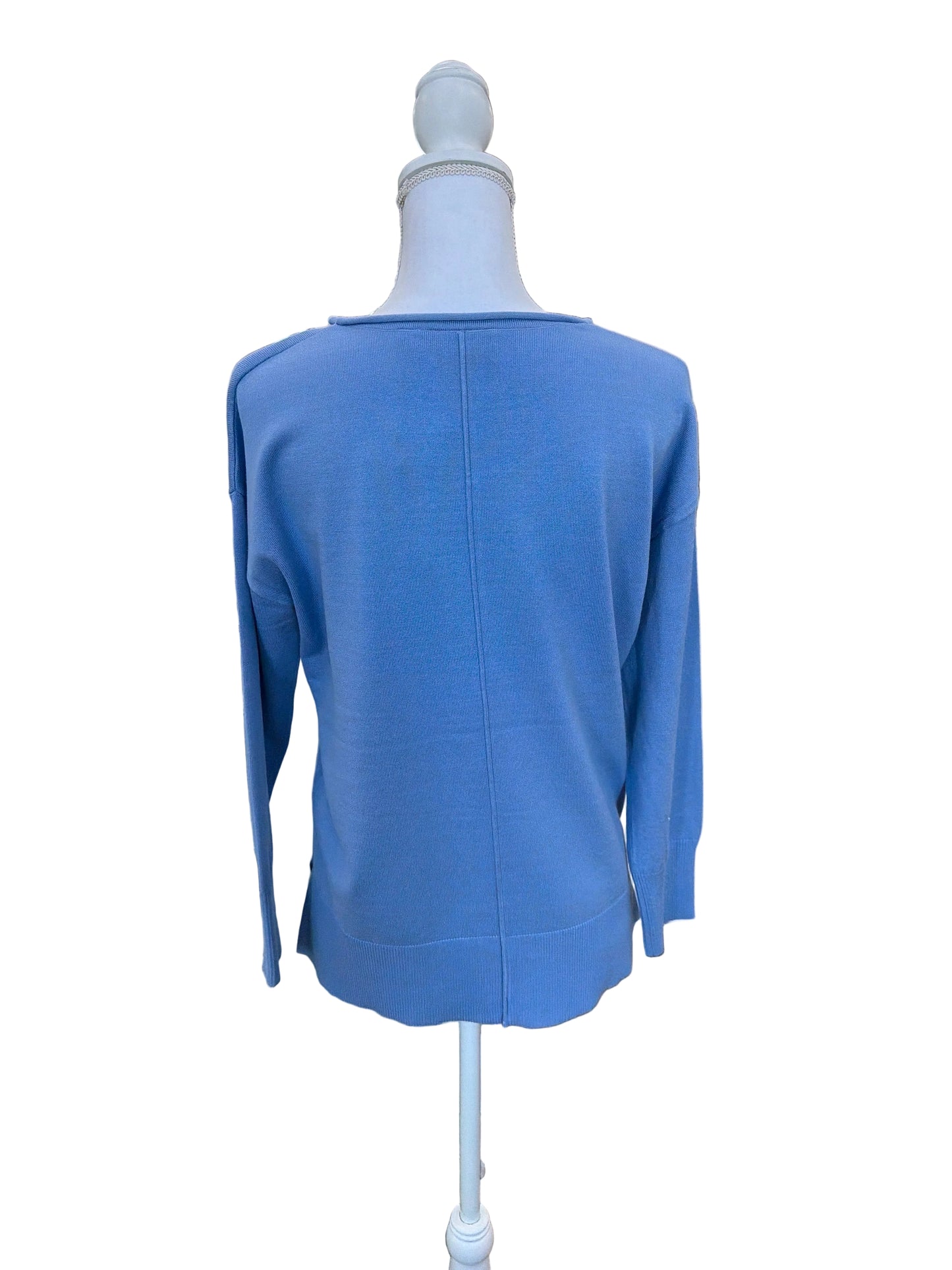 Cornflower Blue Soft Knit Sweater