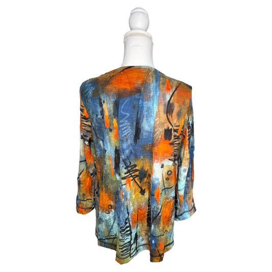 Crinkle Painting Blouse