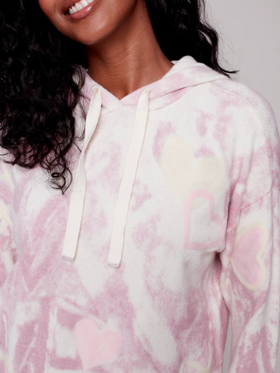 Charlie B Fall Hooded Sweater-Powder