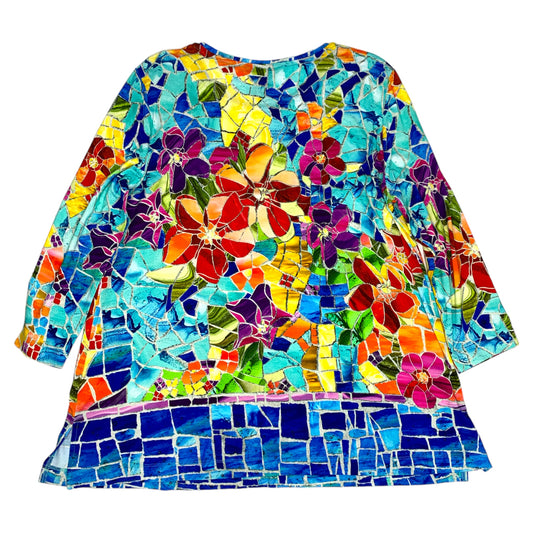 Stained Glass Gem & Floral Tunic