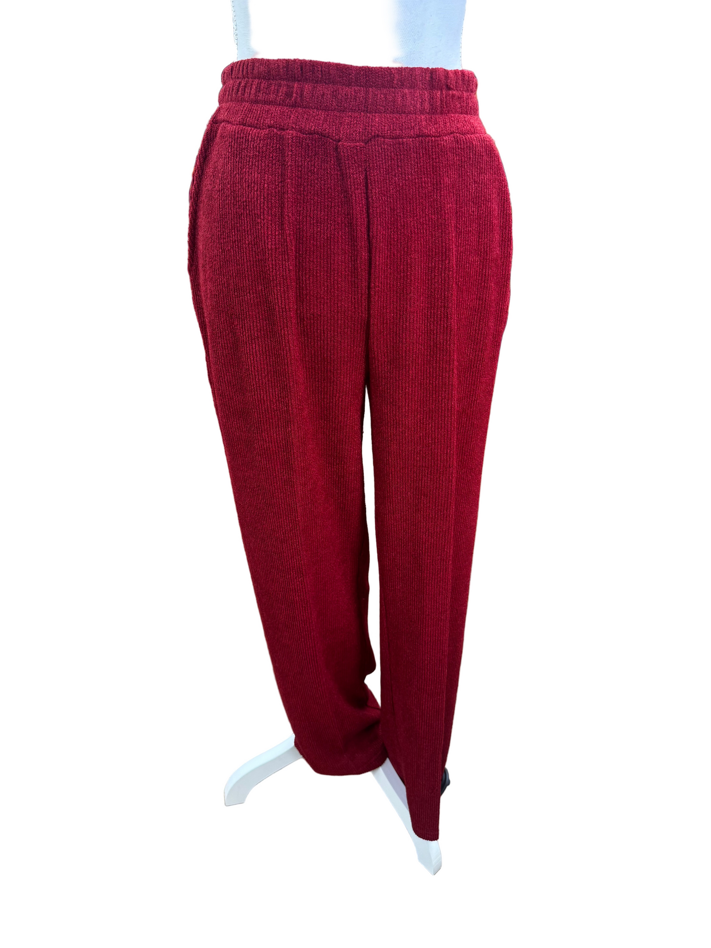 Multiples Knit Pants - Red