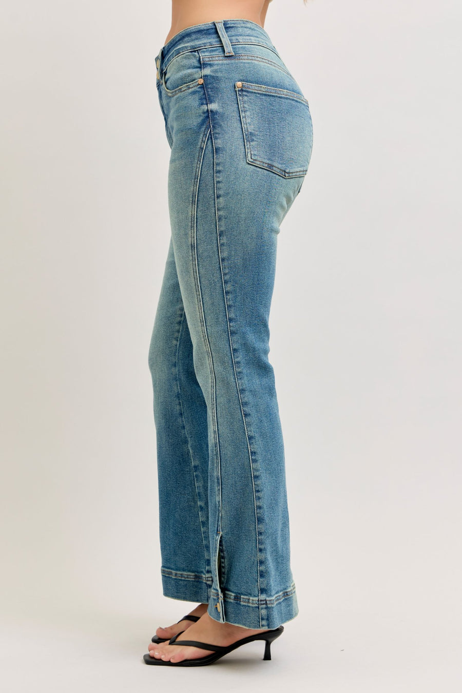 Judy Blue High Waist Vintage Flare Denim Jeans