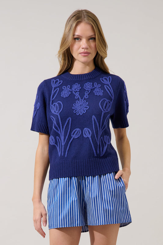 Winsley Floral Sweater Top