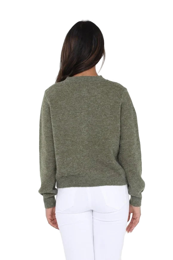 The Annalise Cardigan - Olive