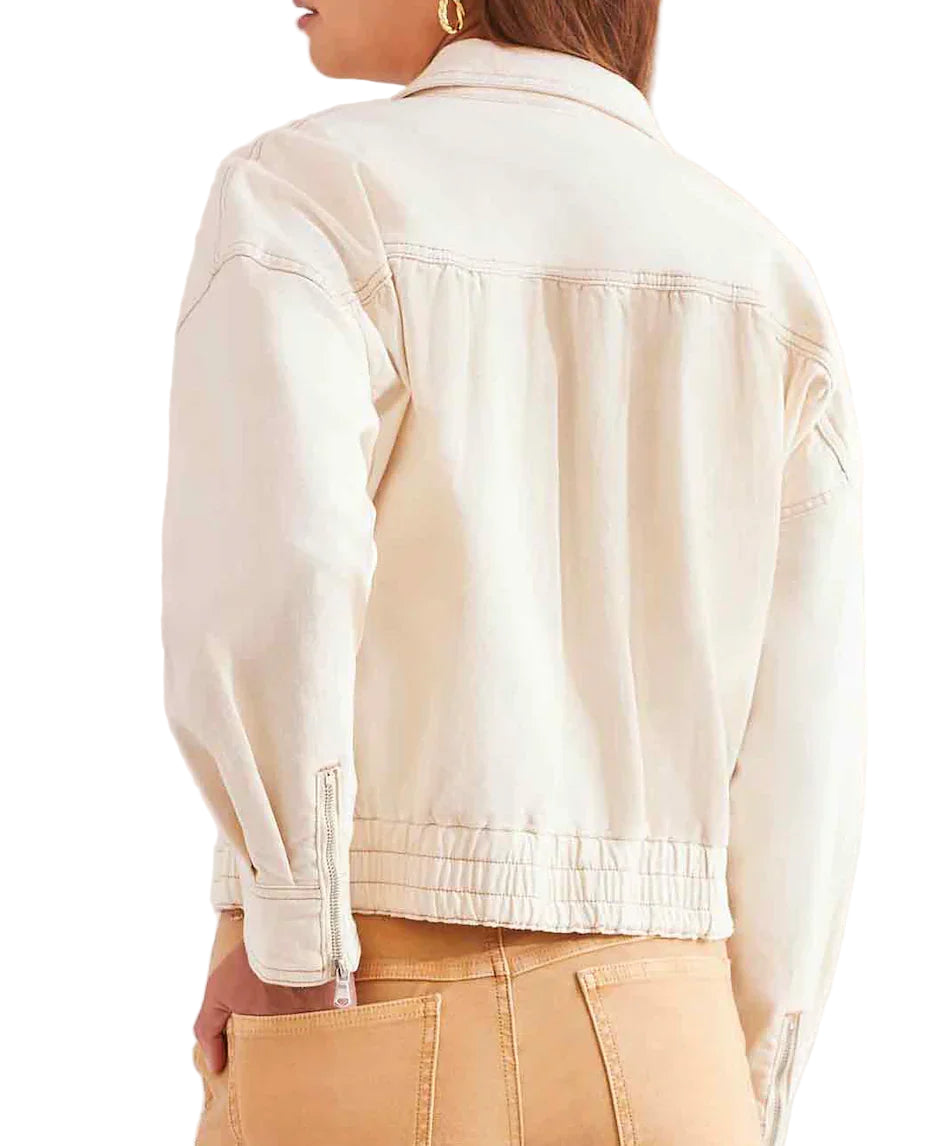 Tribal Casual Jacket With Elastic Waist