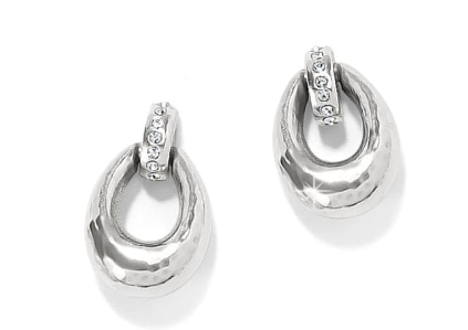 Meridian Orbit Oval Mini Post Earrings