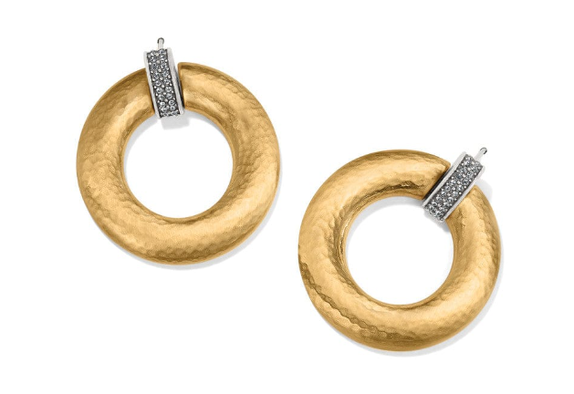 Meridian Geo Post Drop Earrings