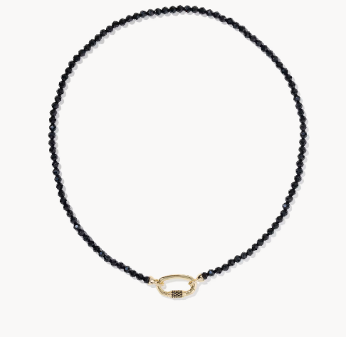 Emery Gold Beaded Strand Necklace