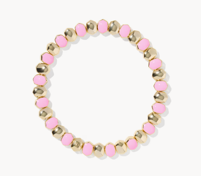 Daphne Enamel Gold Stretch Bracelet