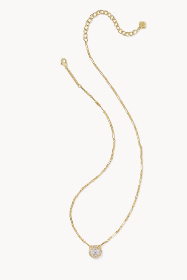 Bella Gold Short Pendant Necklace