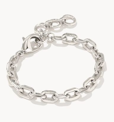 Korinne Chain Bracelet in Silver