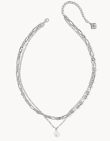 Ashton Silver Multi Strand Necklace