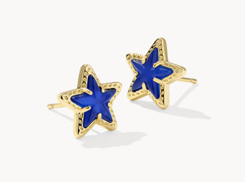 Cassidy Gold Stud Earrings