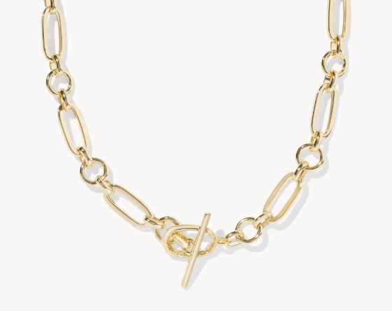 Sylvia Metal Link and Chain Necklace