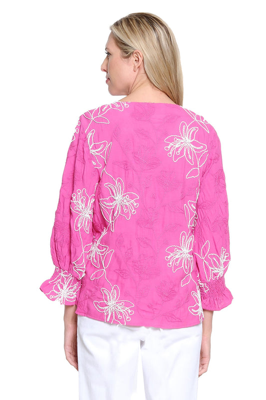 Pink Paisley Blouse