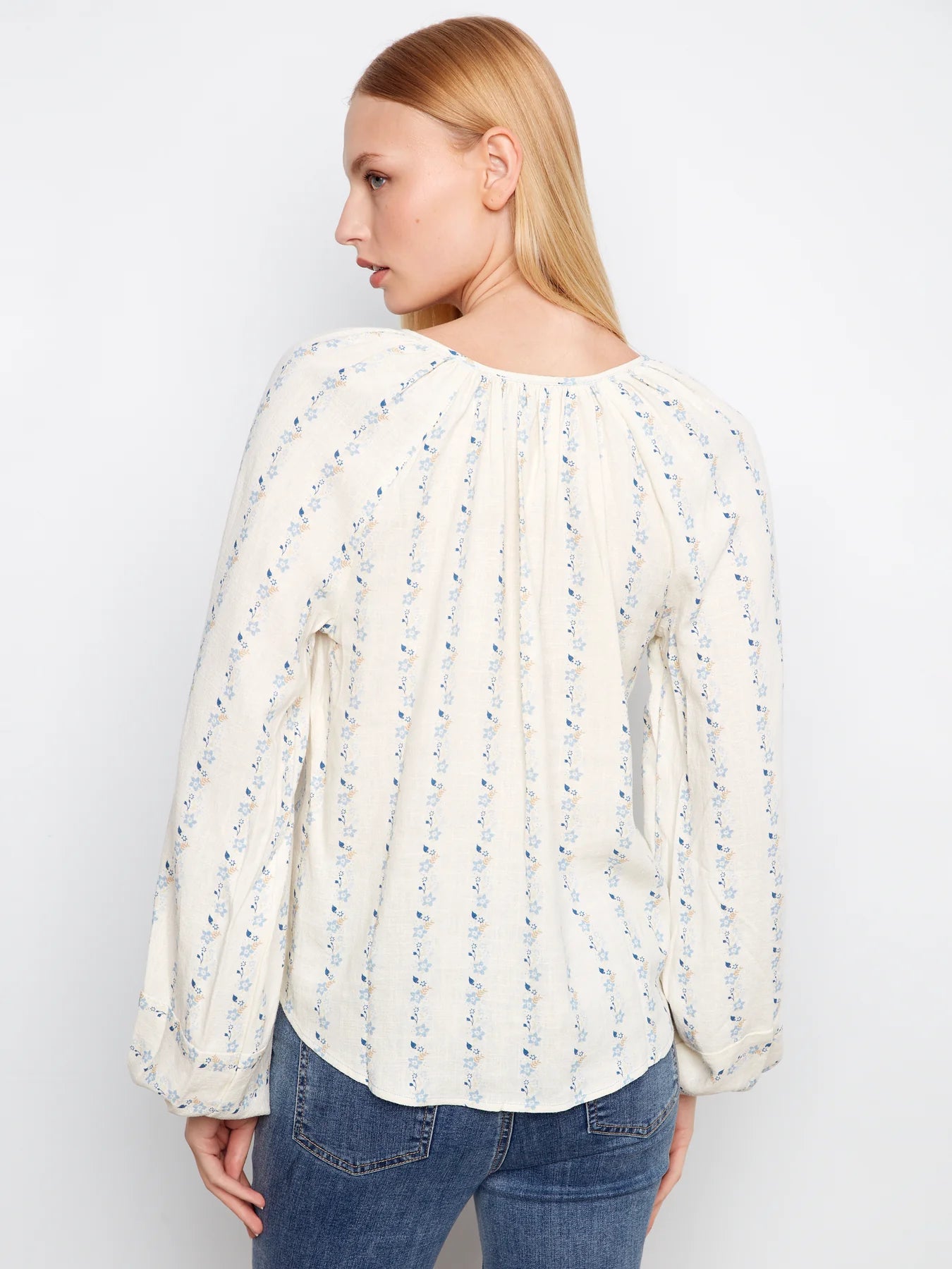 Petaline V-neck Top