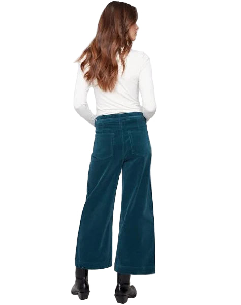 Charlie B Corduroy Patch Pocket Flare Pants