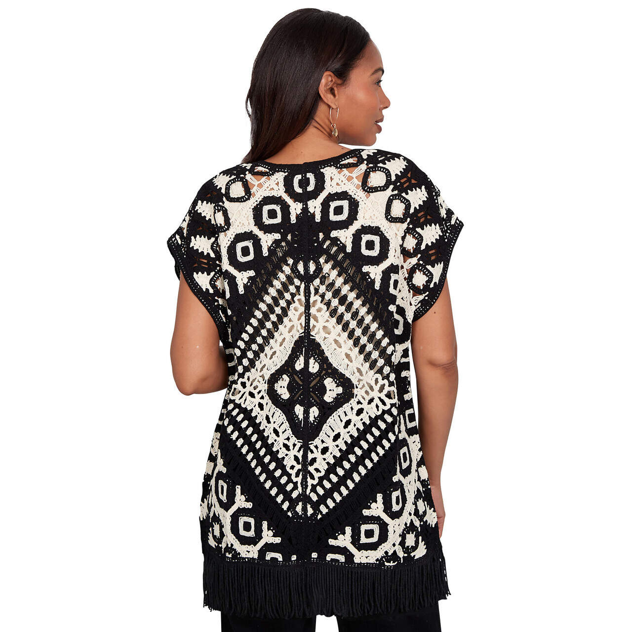Medallion Crochet Cardigan