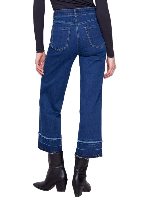 Charlie B Cropped Flare Leg Jeans