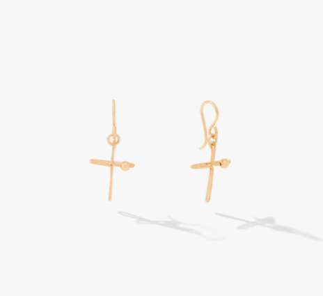 Love Lifted Me Earrings - Gold