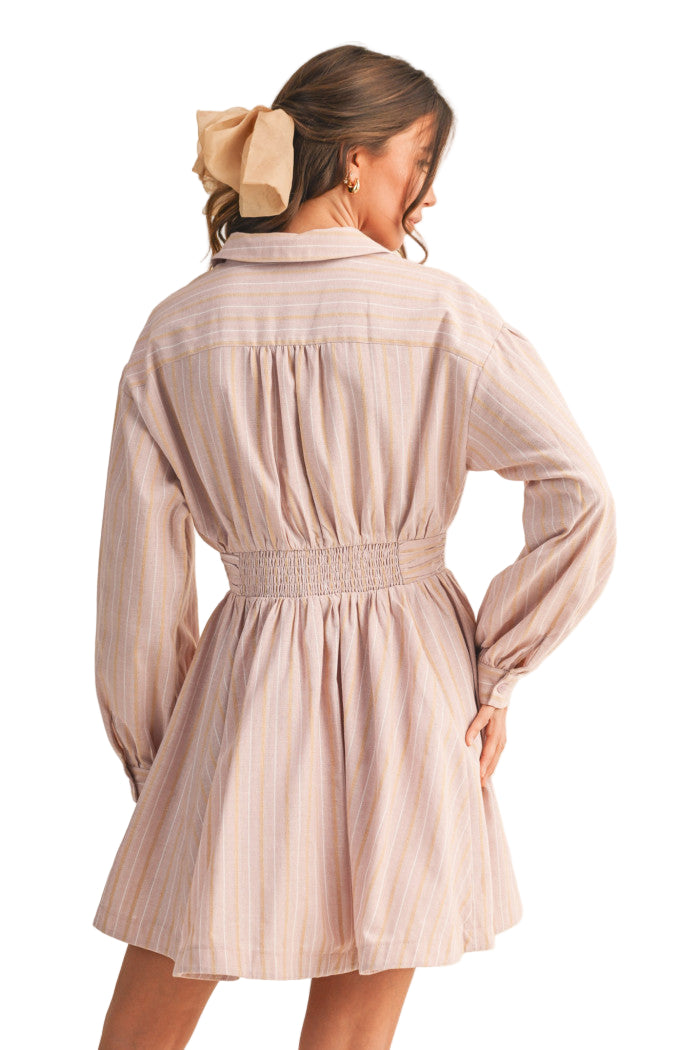 Blush Multi Stripe Dress