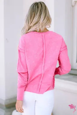 Pink Edged Sweatshirt