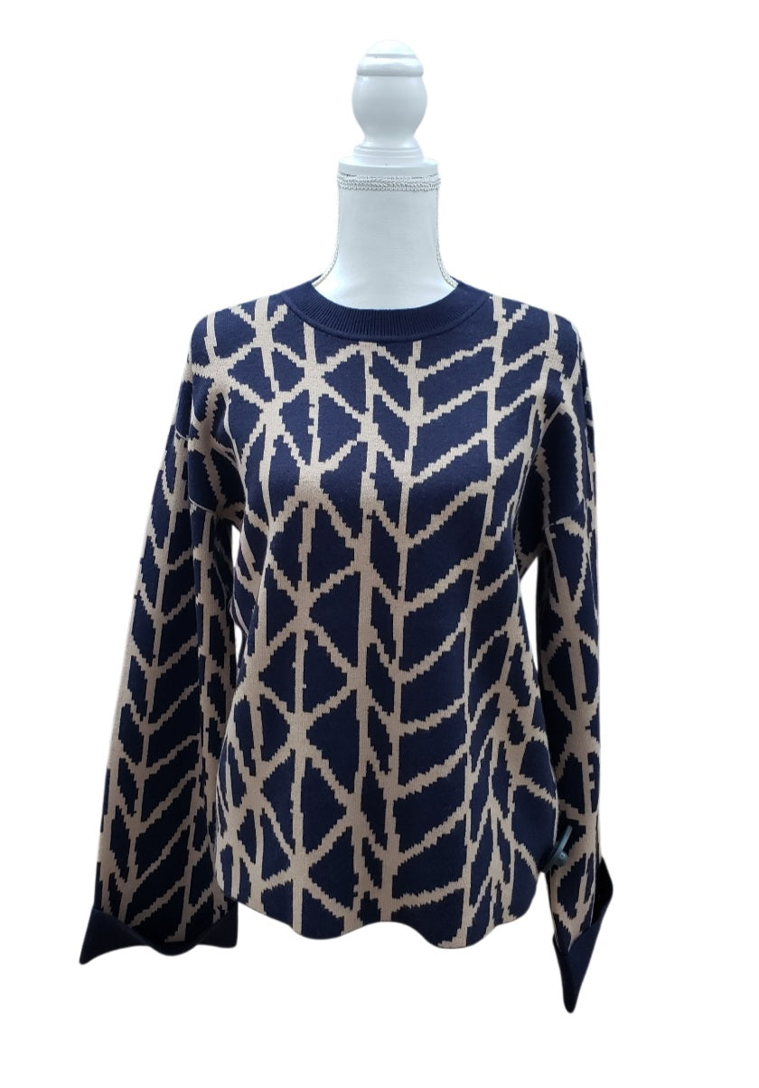 Charlie B Cuffed Sleeve Sweater