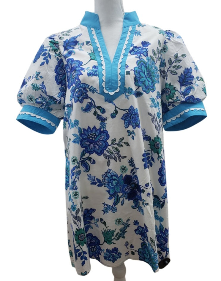 Floral V-Neck Dress
