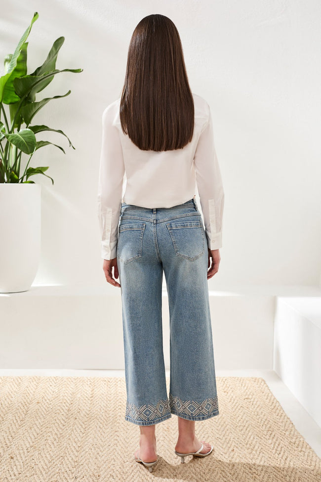 Audrey Embroidered Jean