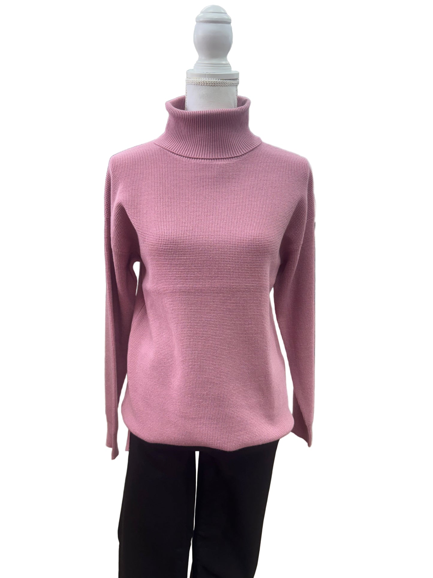 Pink Turtleneck Sweater