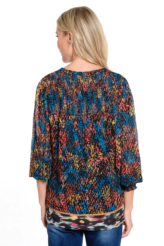 Mixed Print Tunic