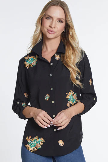 Embroidered Woven Shirt