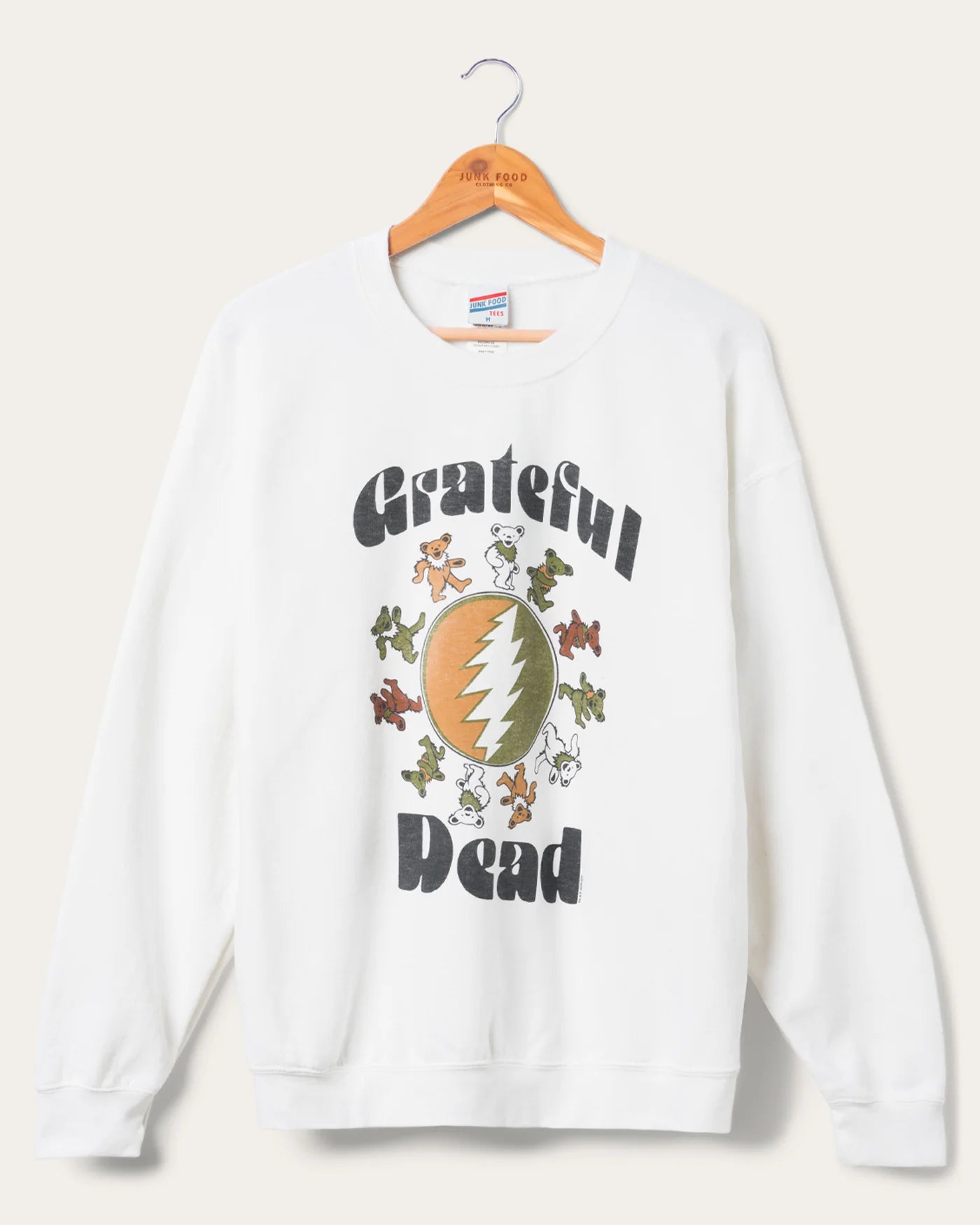 Grateful Dead Bear Ring Crew Fleece