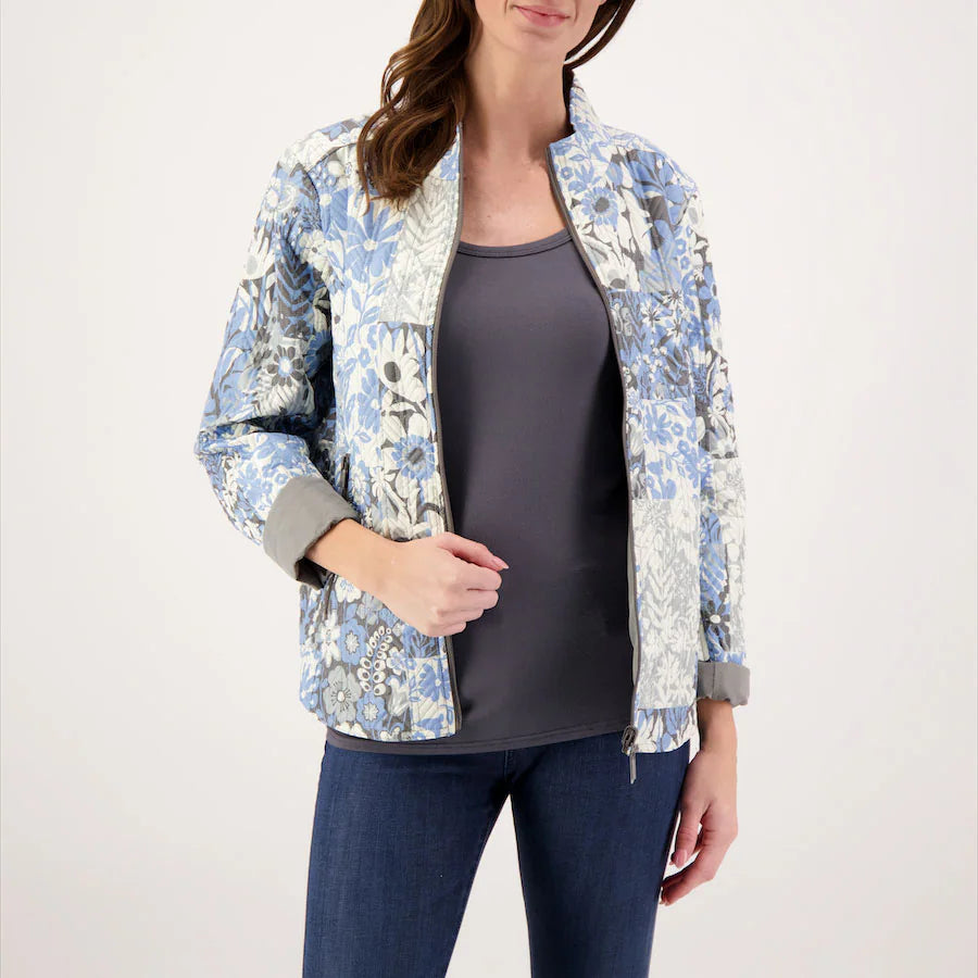 Floral Quilted Reversible Jacket