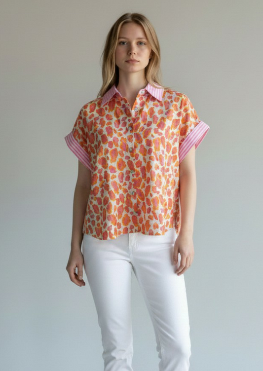 Wild & Pink Blouse