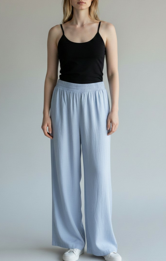Light Blue Linen Pant