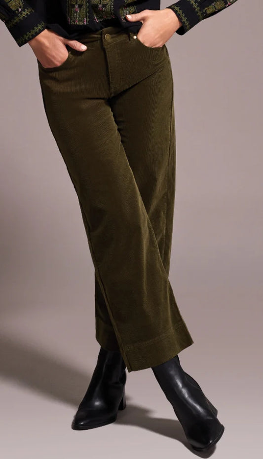 Tribal High Rise Fly Front 5 Pocket Ankle