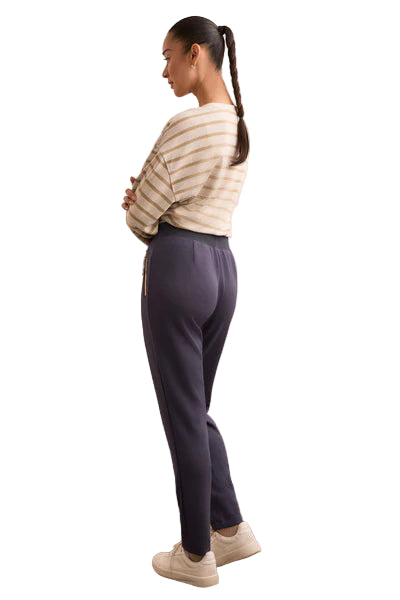 Tribal Techno Lux Contrast Trim Pull-On Ankle Pants