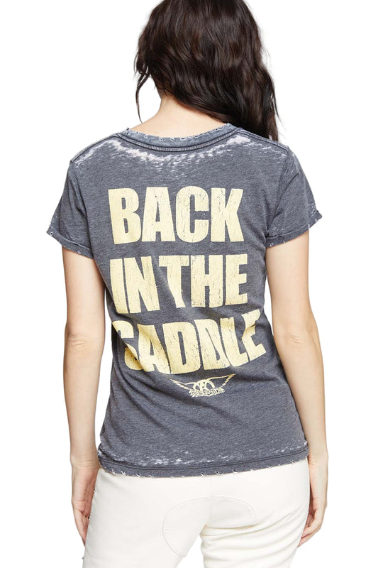 Aerosmith Back In The Saddle Vintage Graphic Tee