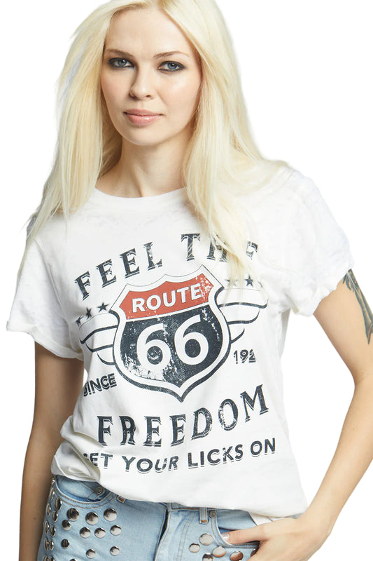 Feel The Freedom Route 66 Vintage Inspired Tee