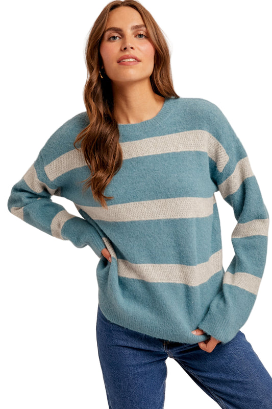 CRISS CROSS DETAILED SWEATER KNIT TOP