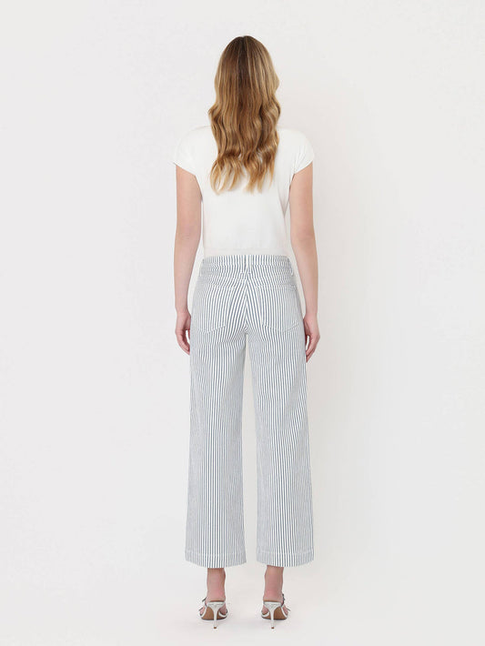 Pinstripe Denim