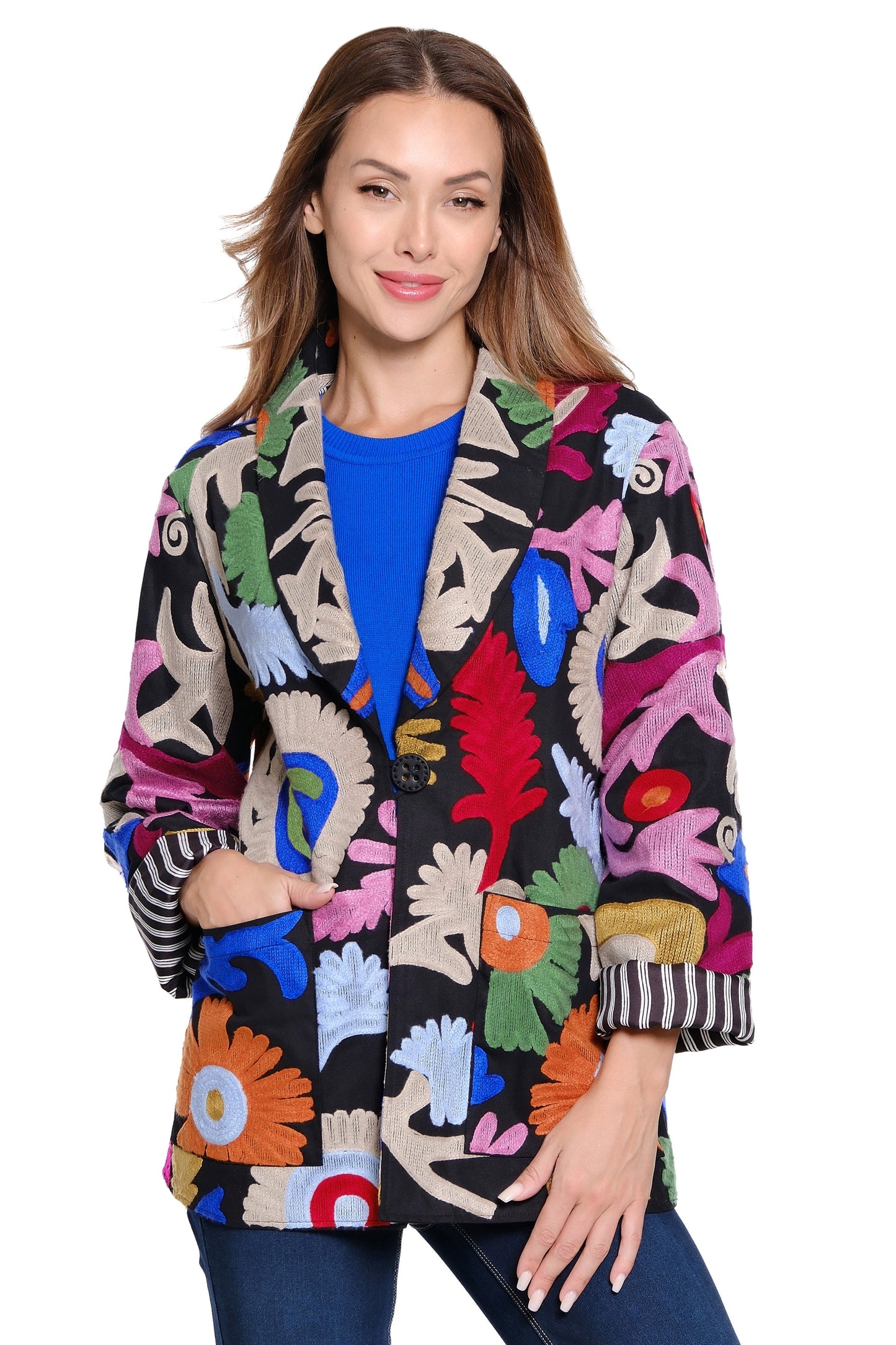 Boho Bloom Blazer