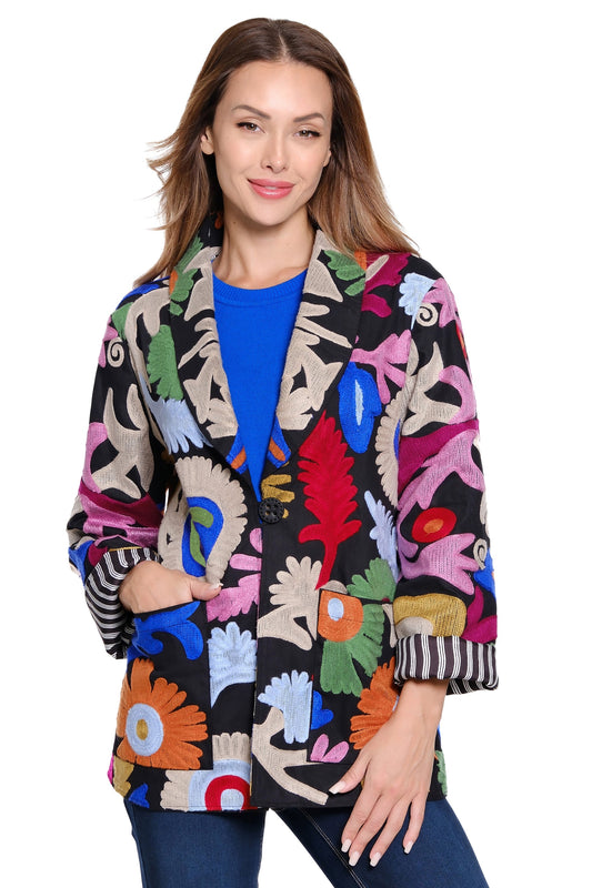 Boho Bloom Blazer