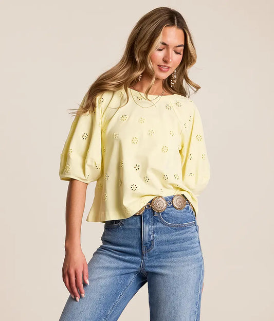 Jessie Eyelet Top