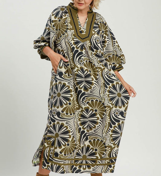 Retro Maxi Dress