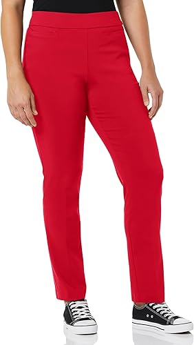 Zac & Rachel Mid Rise Wide Crop - Red
