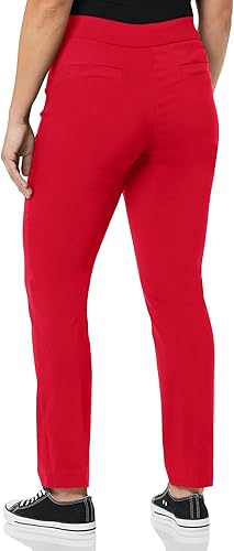 Zac & Rachel Mid Rise Wide Crop - Red