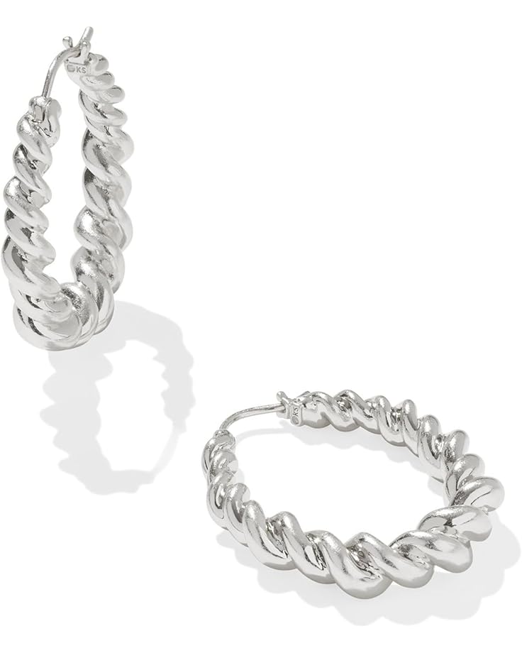 Haisley Rope Texture Hoop Earrings